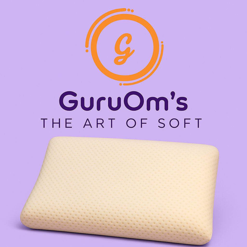 Memory foam neck pillow detail